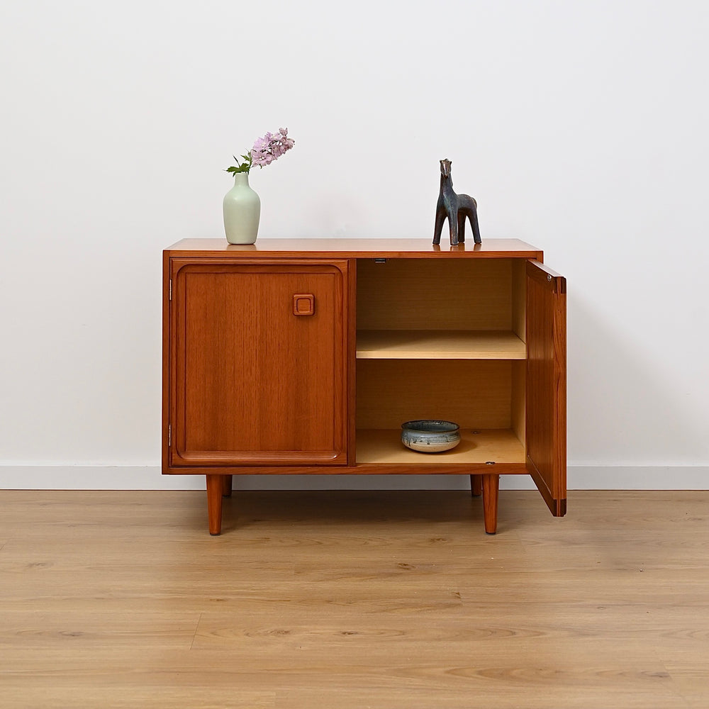 Parker Teak Mid Century Sideboard Record LP Cabinet
