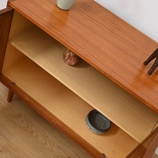 Parker Teak Mid Century Sideboard Record LP Cabinet