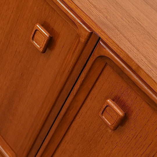 Parker Teak Mid Century Sideboard Record LP Cabinet
