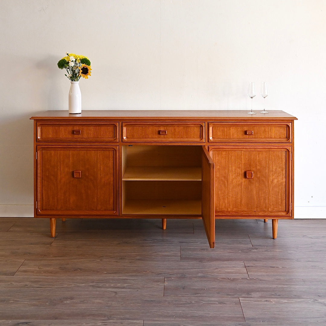 Parker Mid Century Teak Sideboard Buffet