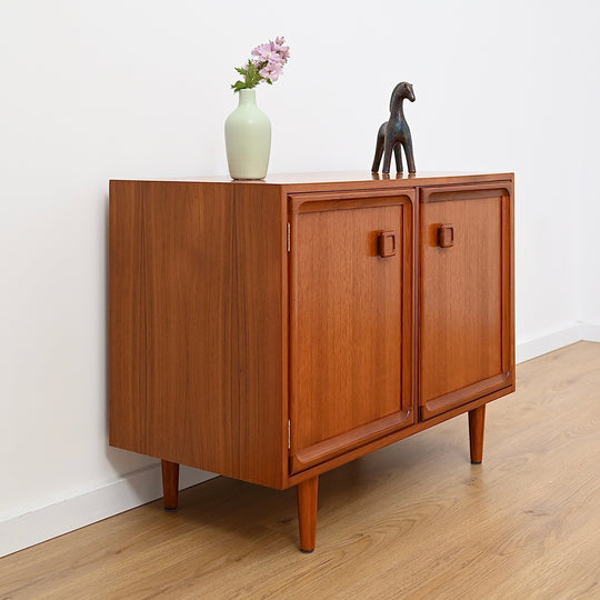 Parker Teak Mid Century Sideboard Record LP Cabinet