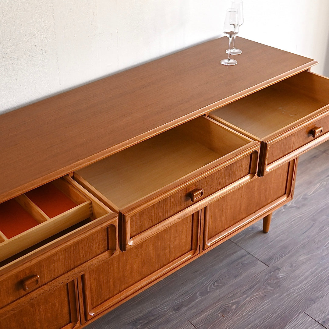 Parker Mid Century Teak Sideboard Buffet