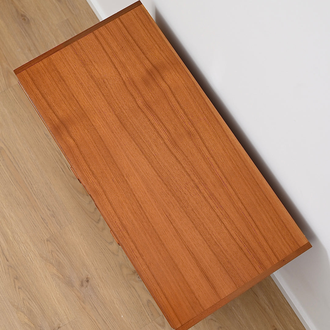 Parker Teak Mid Century Sideboard Record LP Cabinet