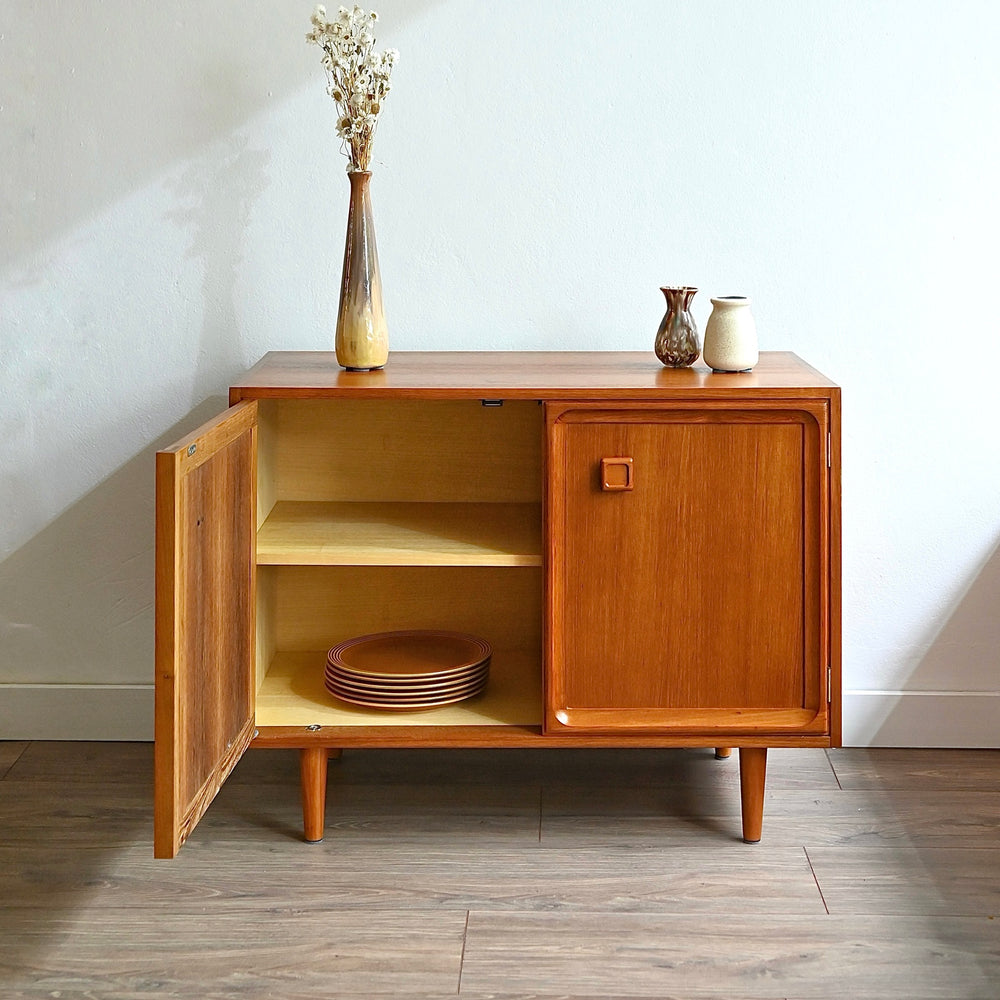 Parker Teak Mid Century Sideboard LP Record Cabinet