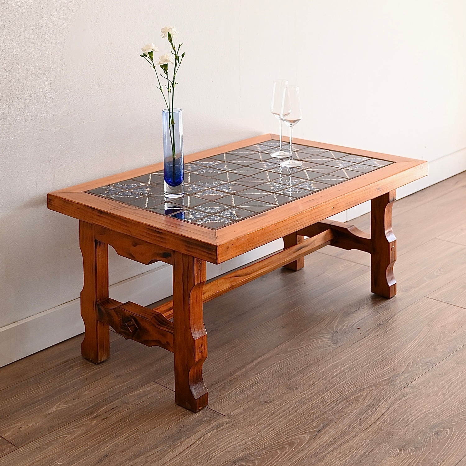 Retro 1970s Tiled Coffee Table