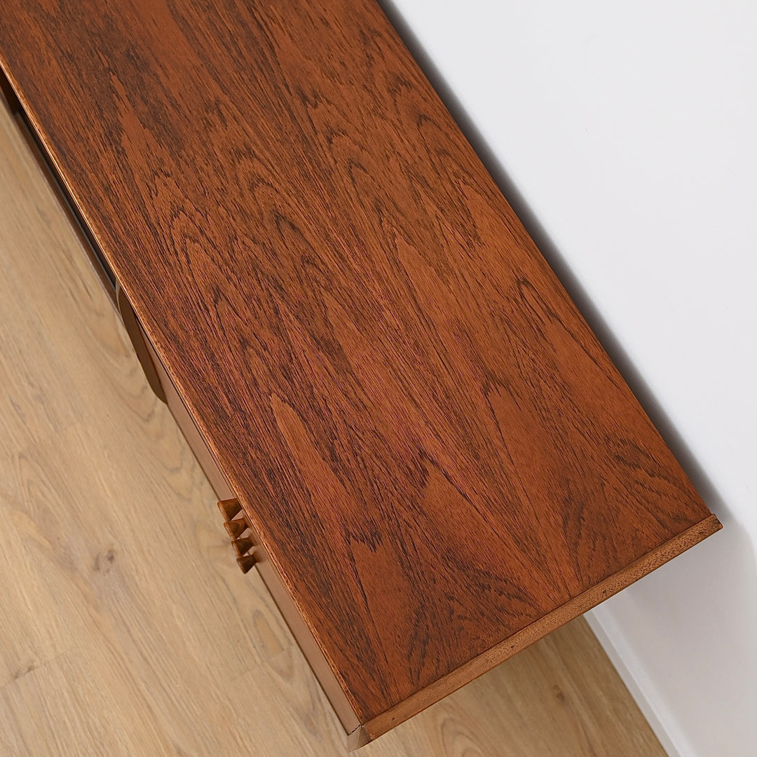 Mid Century Teak Sideboard with Drawers - made in Denmark