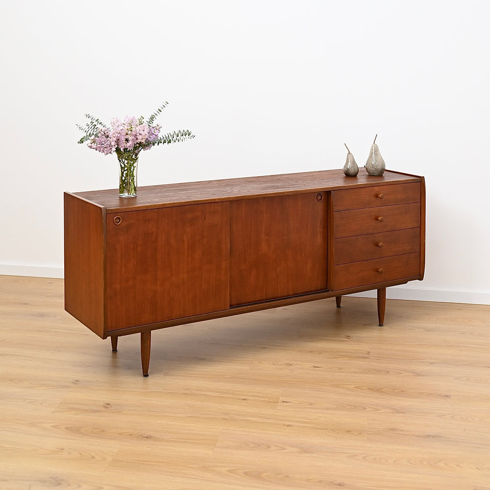 Mid Century Teak Sideboard with Drawers - made in Denmark