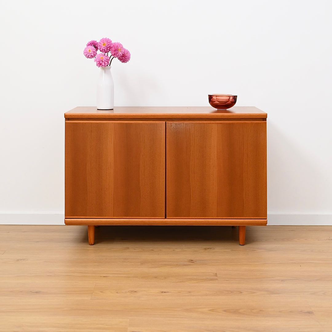 Mid Century Parker Teak Minimalist Sideboard LP Record Cabinet