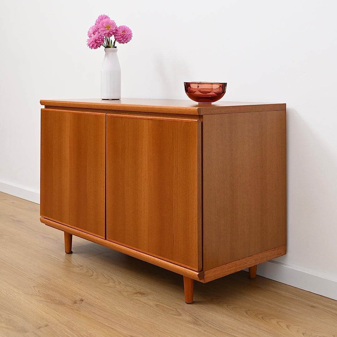 Mid Century Parker Teak Minimalist Sideboard LP Record Cabinet