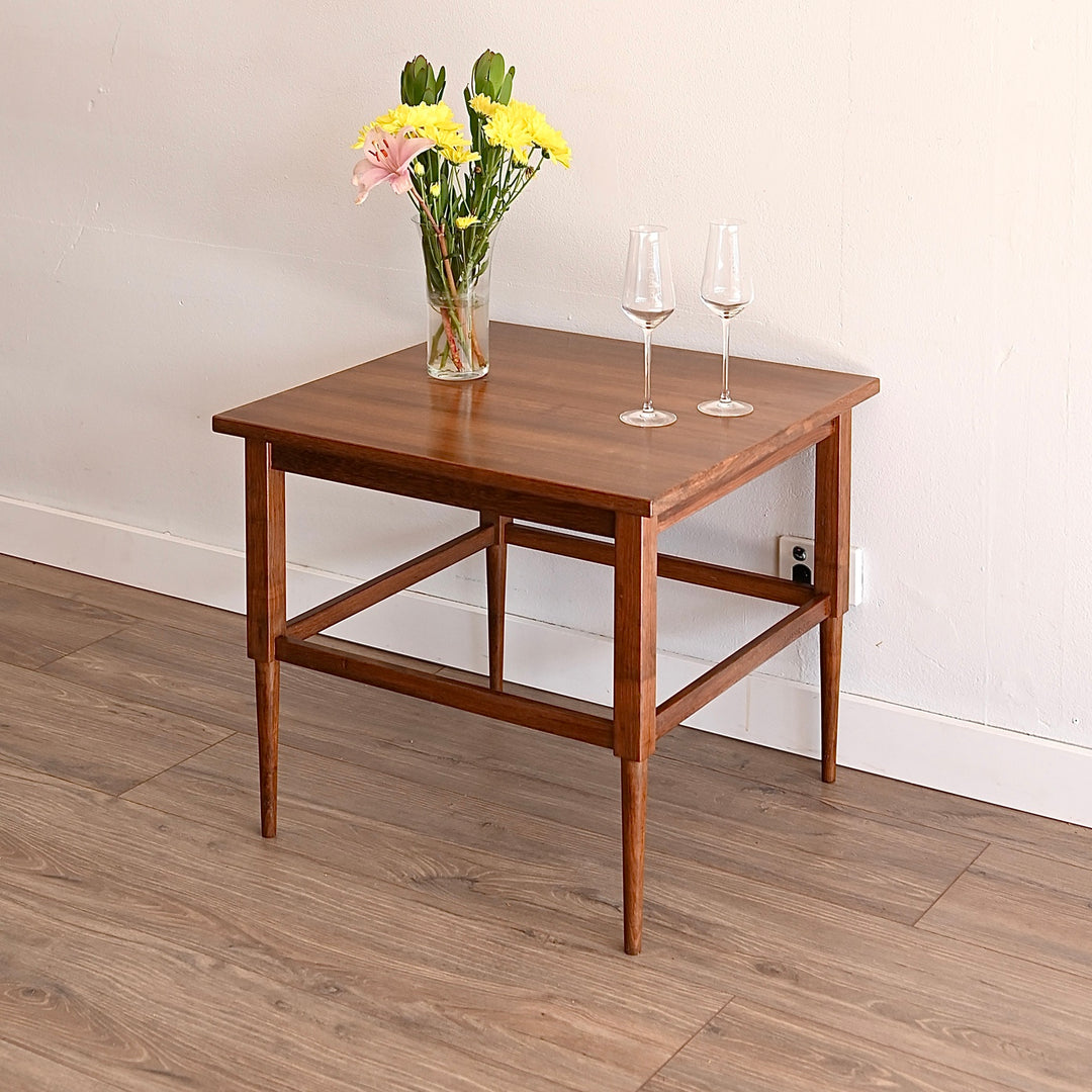 Mid Century Walnut Side Table Coffee Table