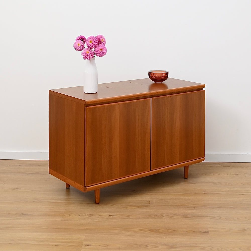Mid Century Parker Teak Minimalist Sideboard LP Record Cabinet