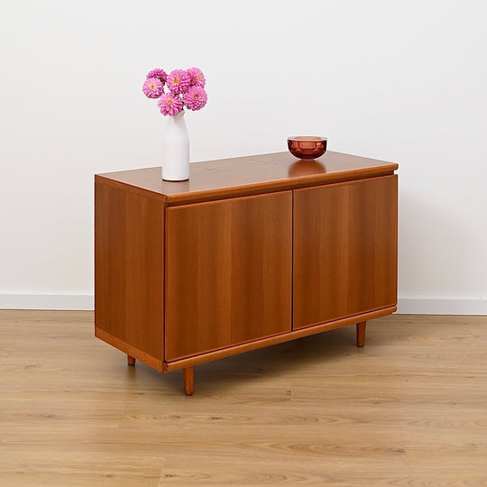 Mid Century Parker Teak Minimalist Sideboard LP Record Cabinet