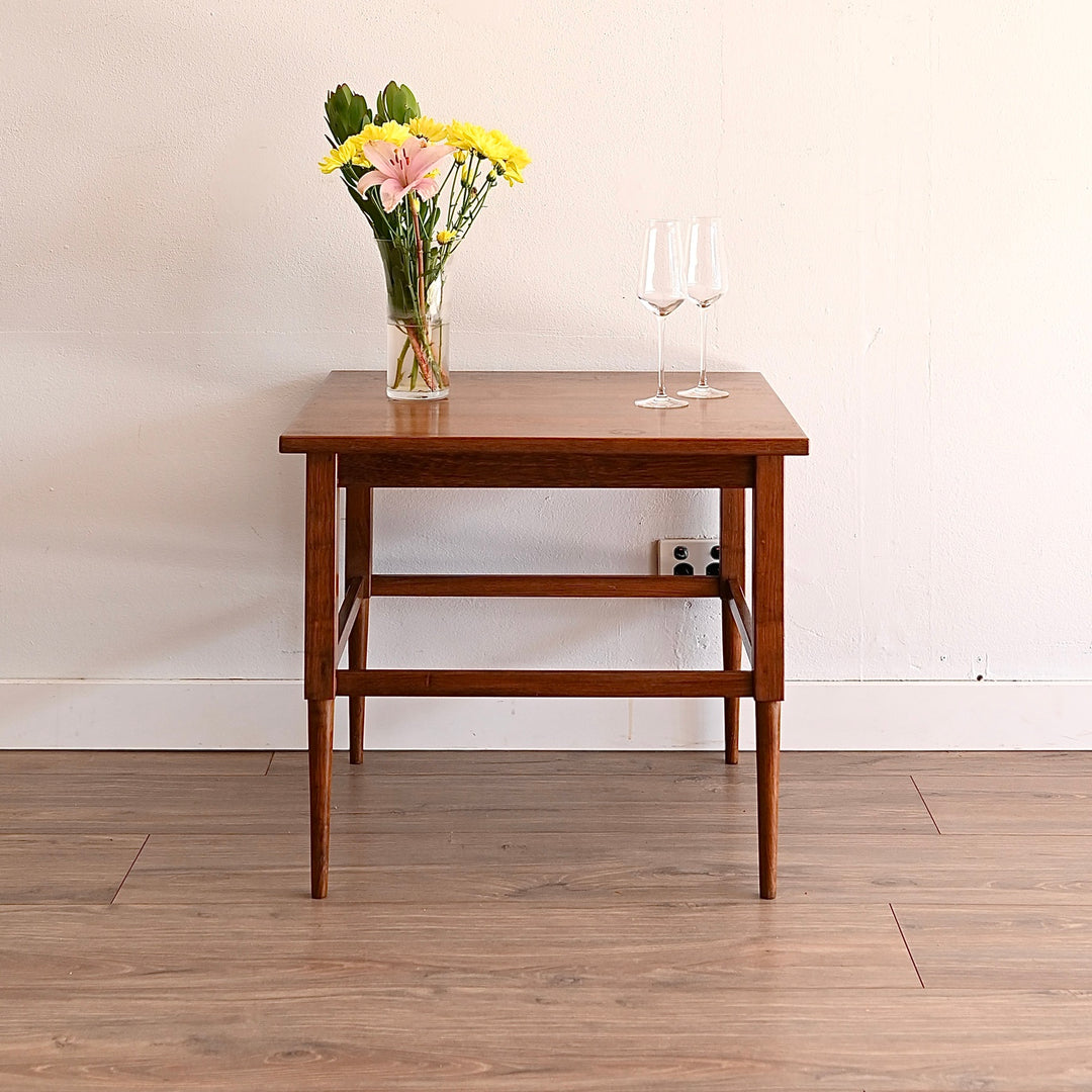 Mid Century Walnut Side Table Coffee Table