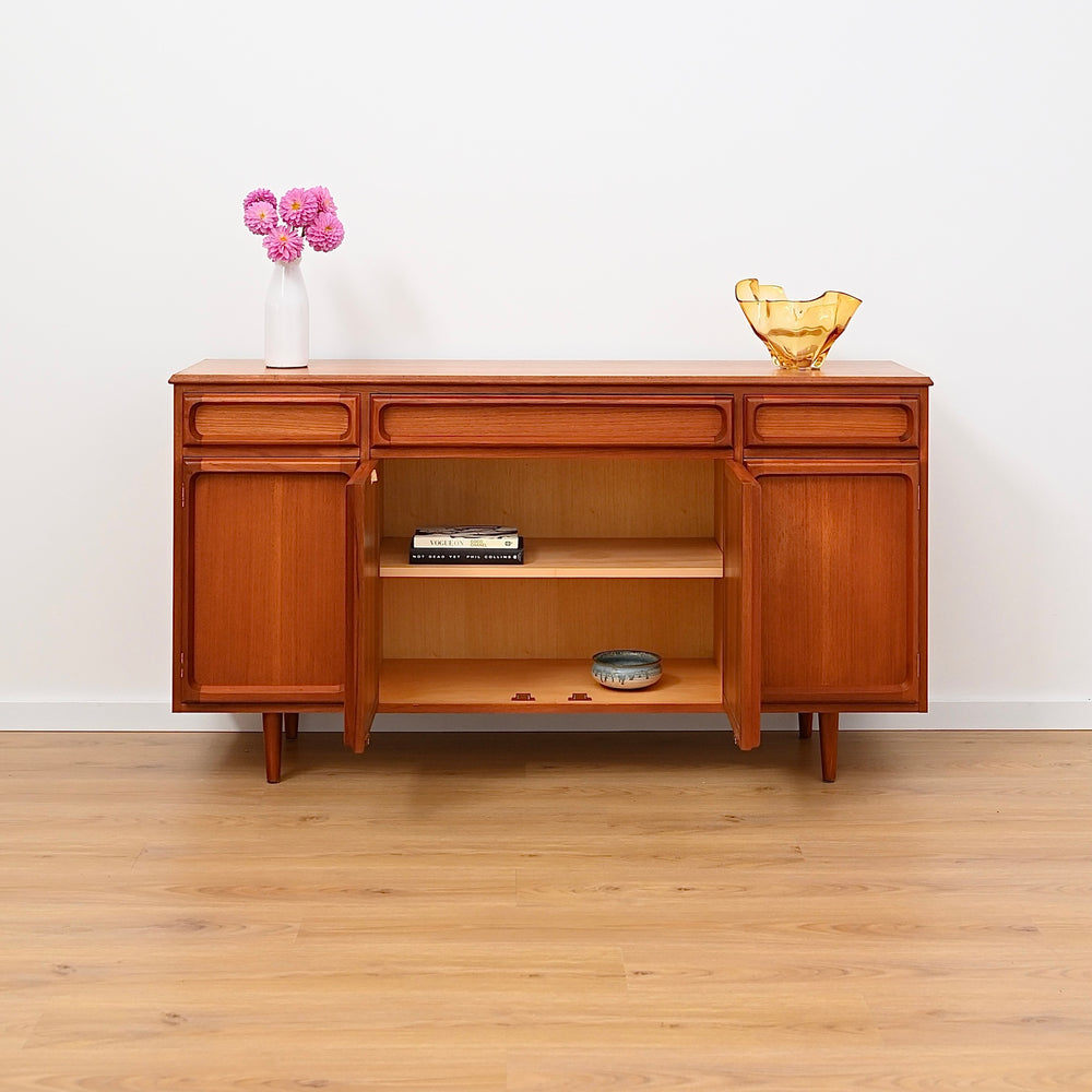Mid Century Teak Sideboard Buffet by Chiswell