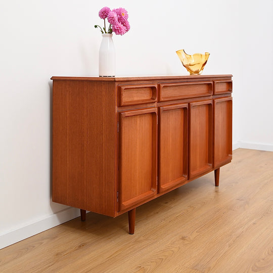 Mid Century Teak Sideboard Buffet by Chiswell