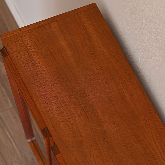 Mid Century Teak Sideboard Bookshelf Display Cabinet by Chiswell