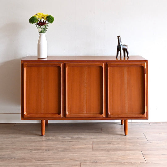 Mid Century Teak Sideboard LP Record Cabinet by Chiswell