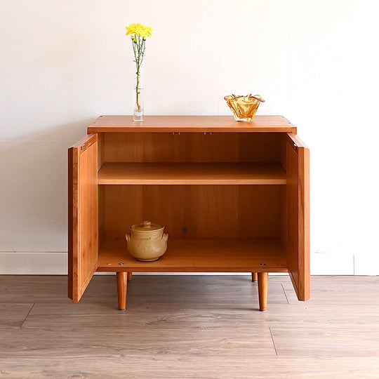 Mid Century Teak Sideboard LP Record Cabinet by Chiswell