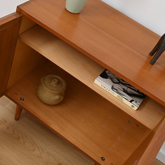 Mid Century Teak Sideboard LP Record Cabinet by Chiswell