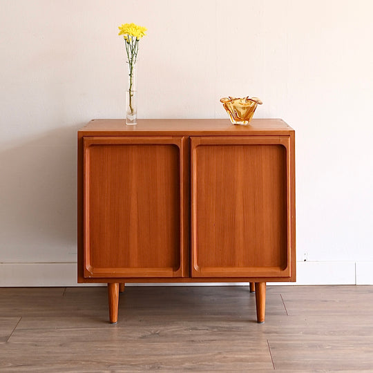 Mid Century Teak Sideboard LP Record Cabinet by Chiswell