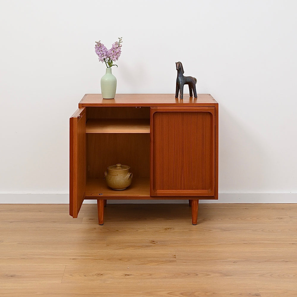 Mid Century Teak Sideboard LP Record Cabinet by Chiswell