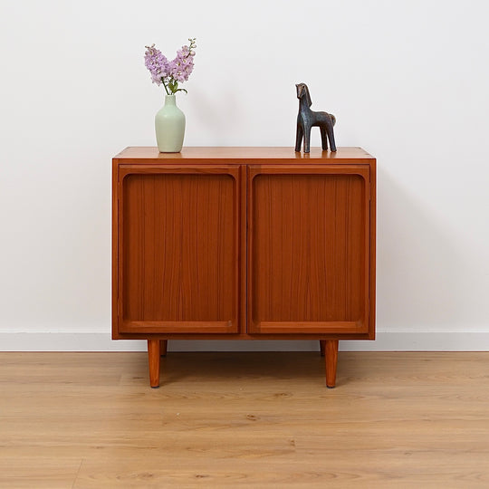 Mid Century Teak Sideboard LP Record Cabinet by Chiswell