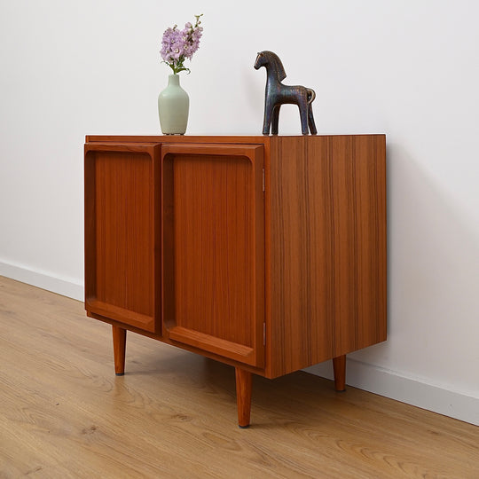 Mid Century Teak Sideboard LP Record Cabinet by Chiswell