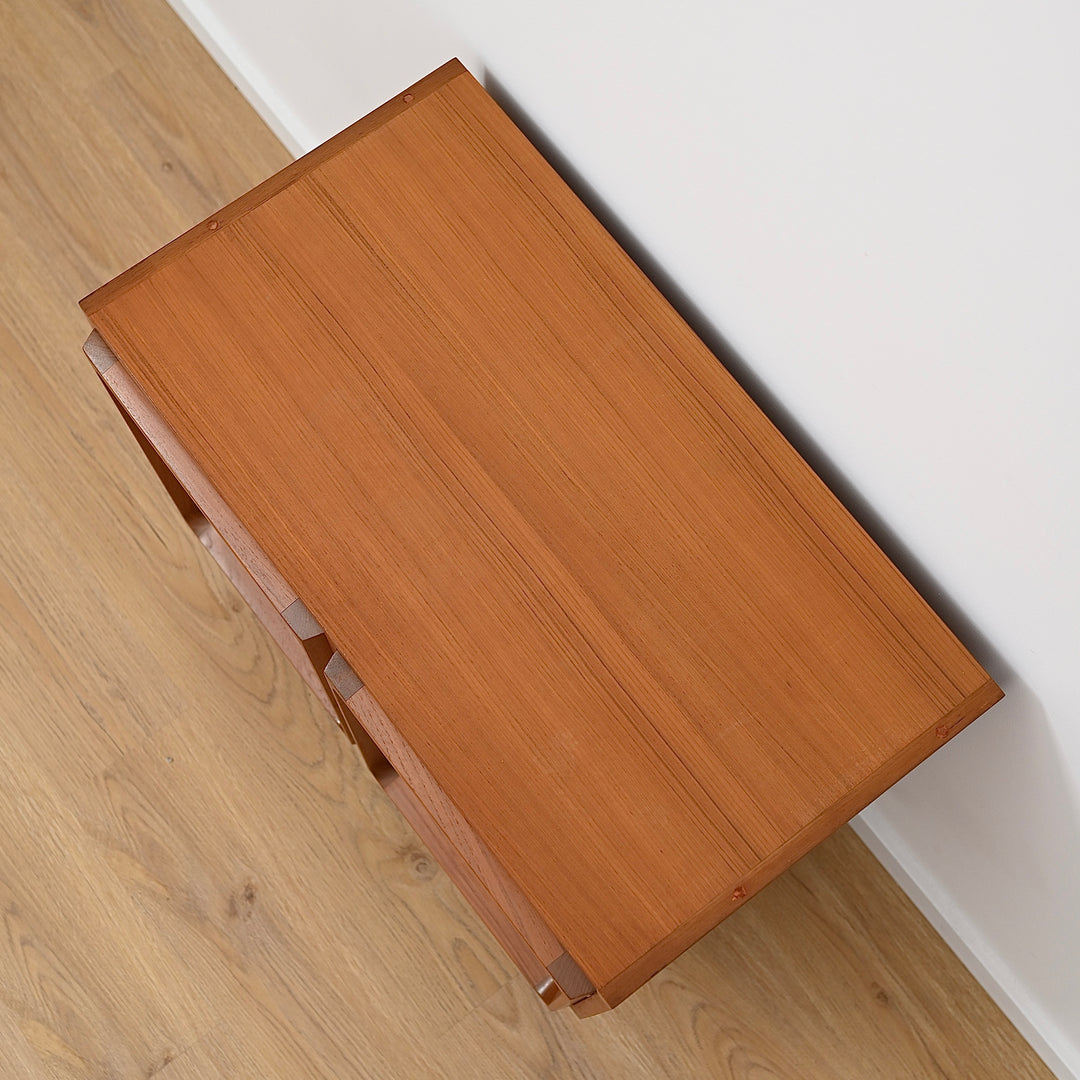 Mid Century Teak Sideboard LP Record Cabinet by Chiswell