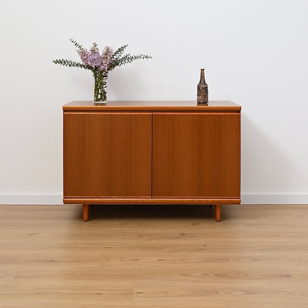 Mid Century Parker Teak Minimalist Sideboard LP Record Cabinet