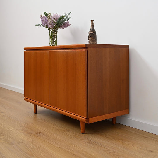 Mid Century Parker Teak Minimalist Sideboard LP Record Cabinet