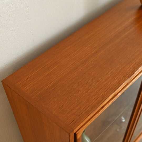 Parker Mid Century Teak Sideboard Display Cabinet