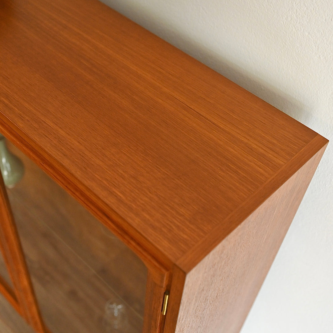 Parker Mid Century Teak Sideboard Display Cabinet