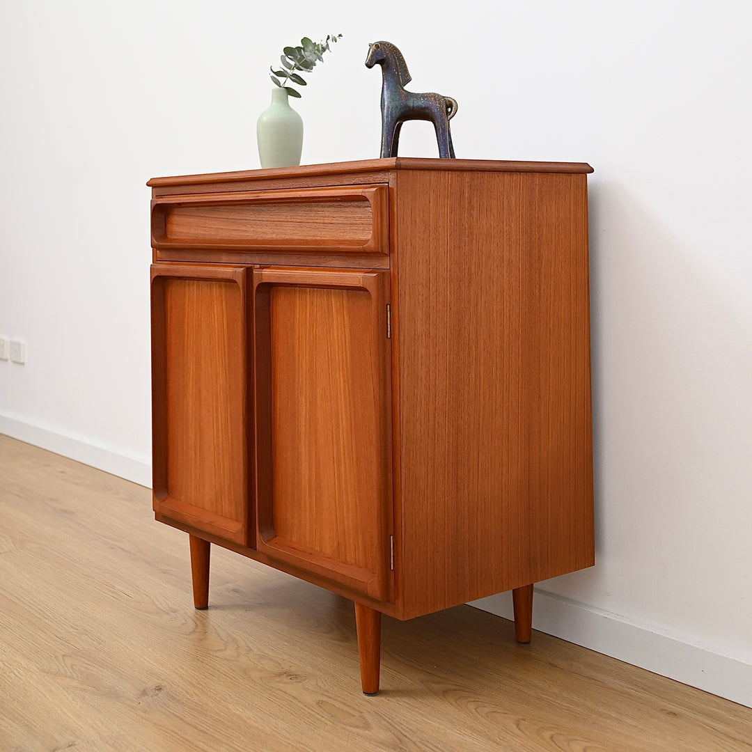 Mid Century Teak Small Sideboard Buffet by Chiswell