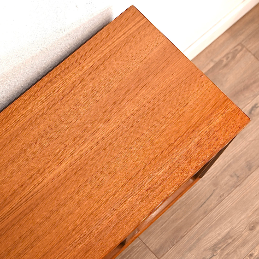 Mid Century Teak Sideboard LP Record Cabinet with Drawers by Chiswell