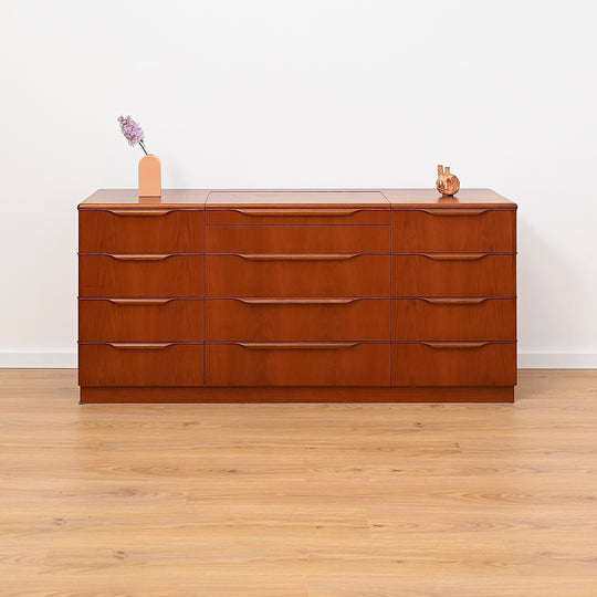 Large Teak Mid Century Dresser Drawers by Reliance Furniture