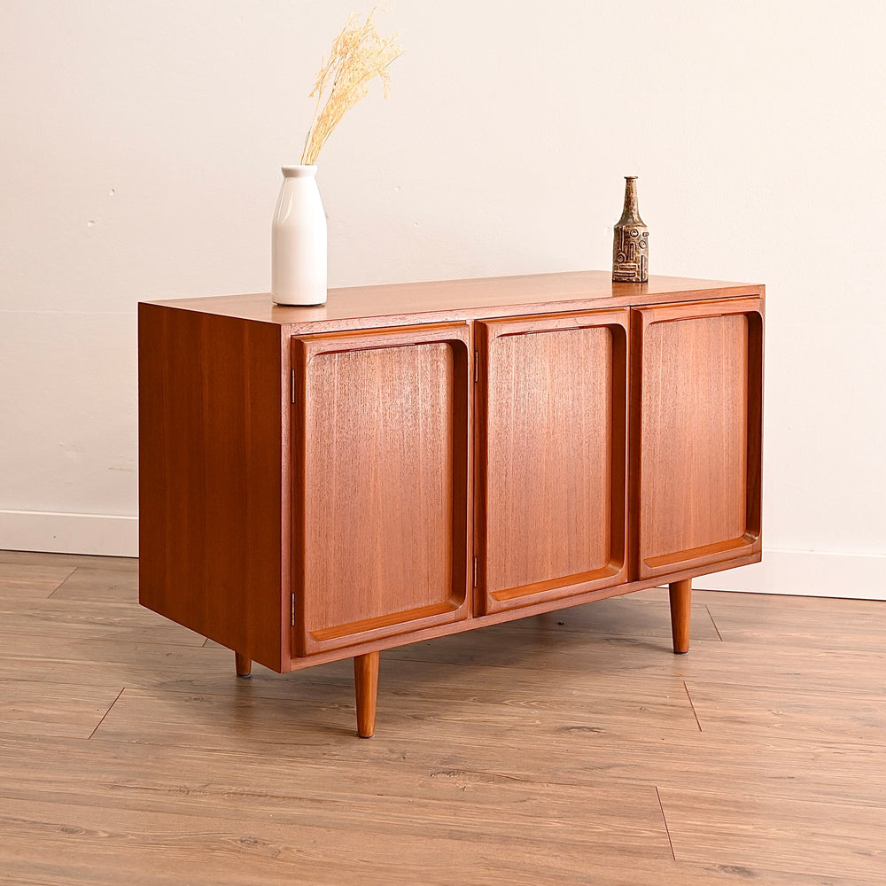 Mid Century Teak Sideboard LP Record Cabinet by Chiswell