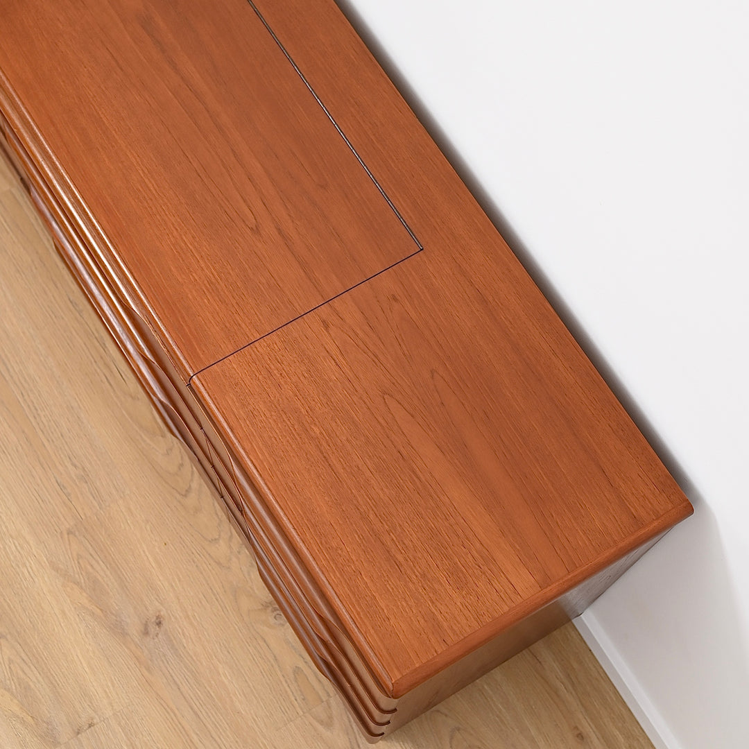 Large Teak Mid Century Dresser Drawers by Reliance Furniture