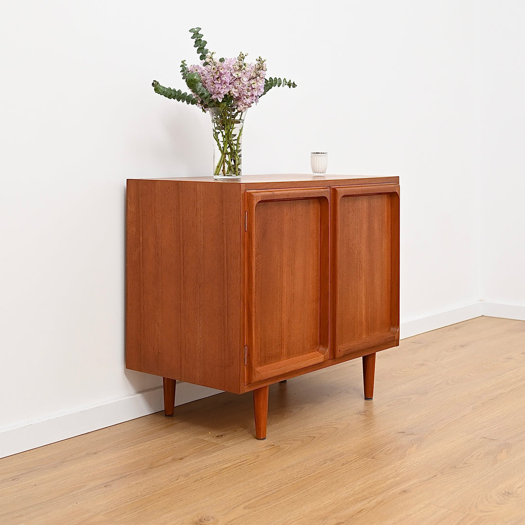 Mid Century Teak Sideboard LP Record Cabinet by Chiswell