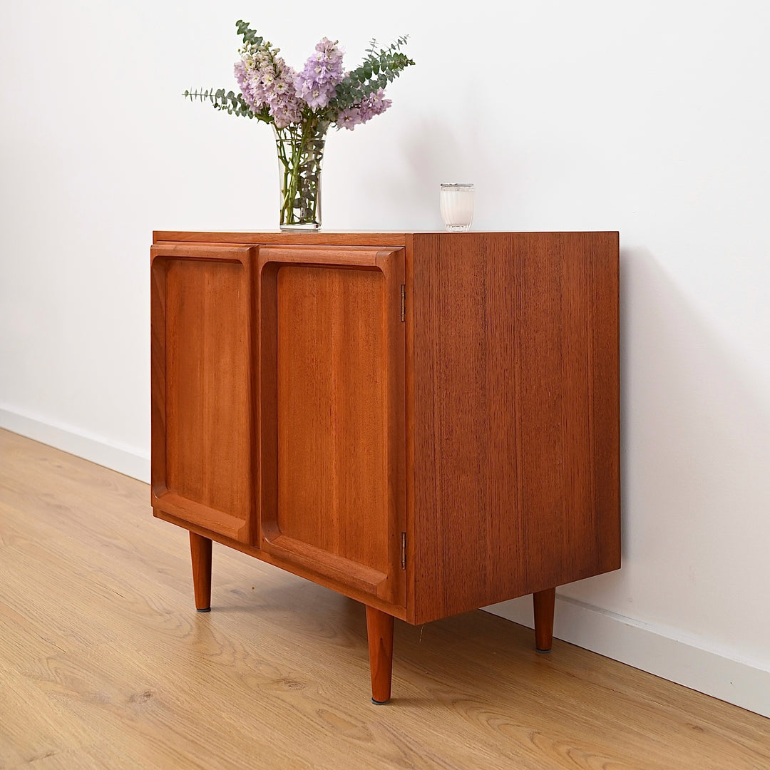 Mid Century Teak Sideboard LP Record Cabinet by Chiswell