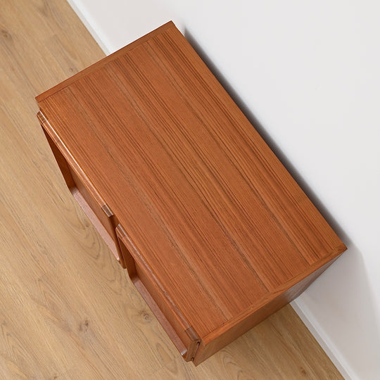 Mid Century Teak Sideboard LP Record Cabinet by Chiswell