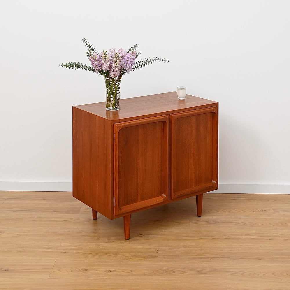 Mid Century Teak Sideboard LP Record Cabinet by Chiswell