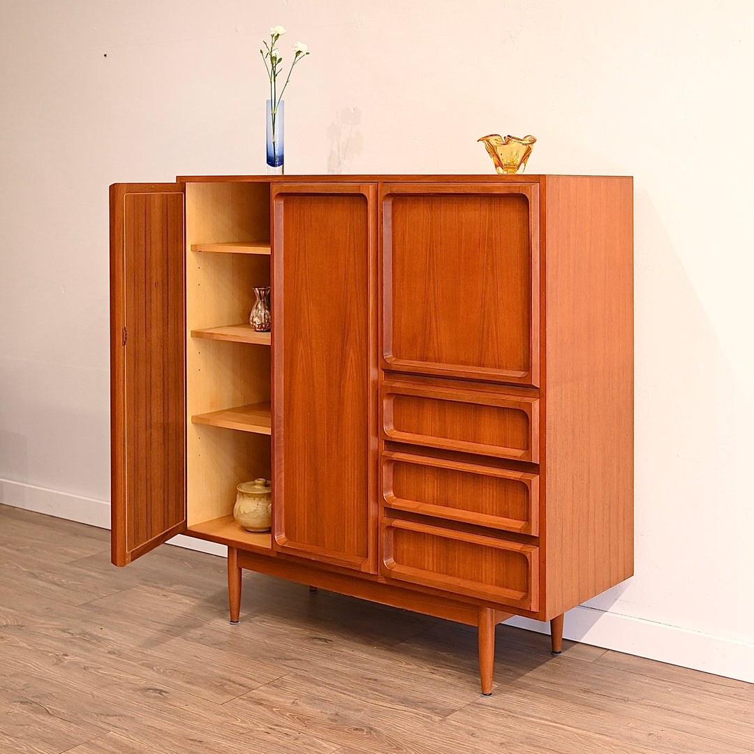Mid Century Teak 'Koben' Sideboard Bar Cabinet Credenza by Chiswell