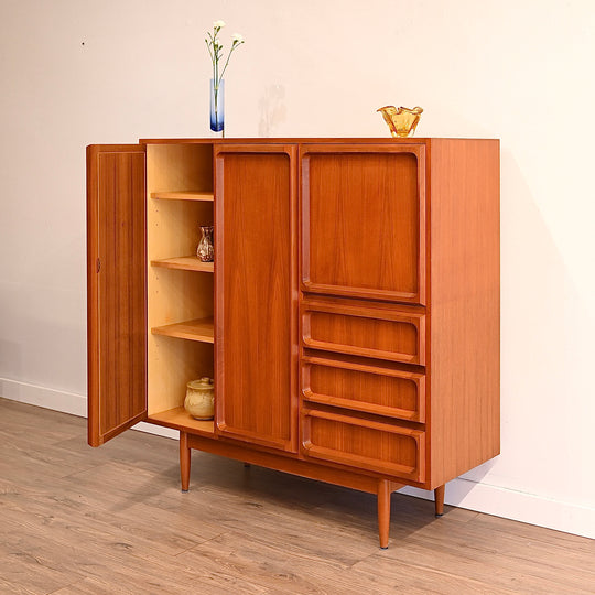 Mid Century Teak 'Koben' Sideboard Bar Cabinet Credenza by Chiswell