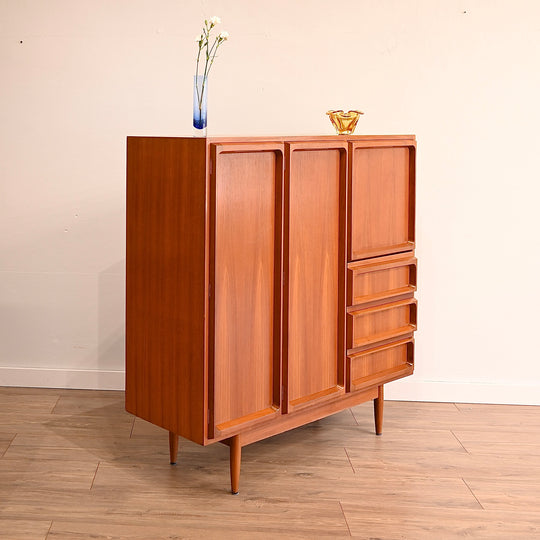 Mid Century Teak 'Koben' Sideboard Bar Cabinet Credenza by Chiswell
