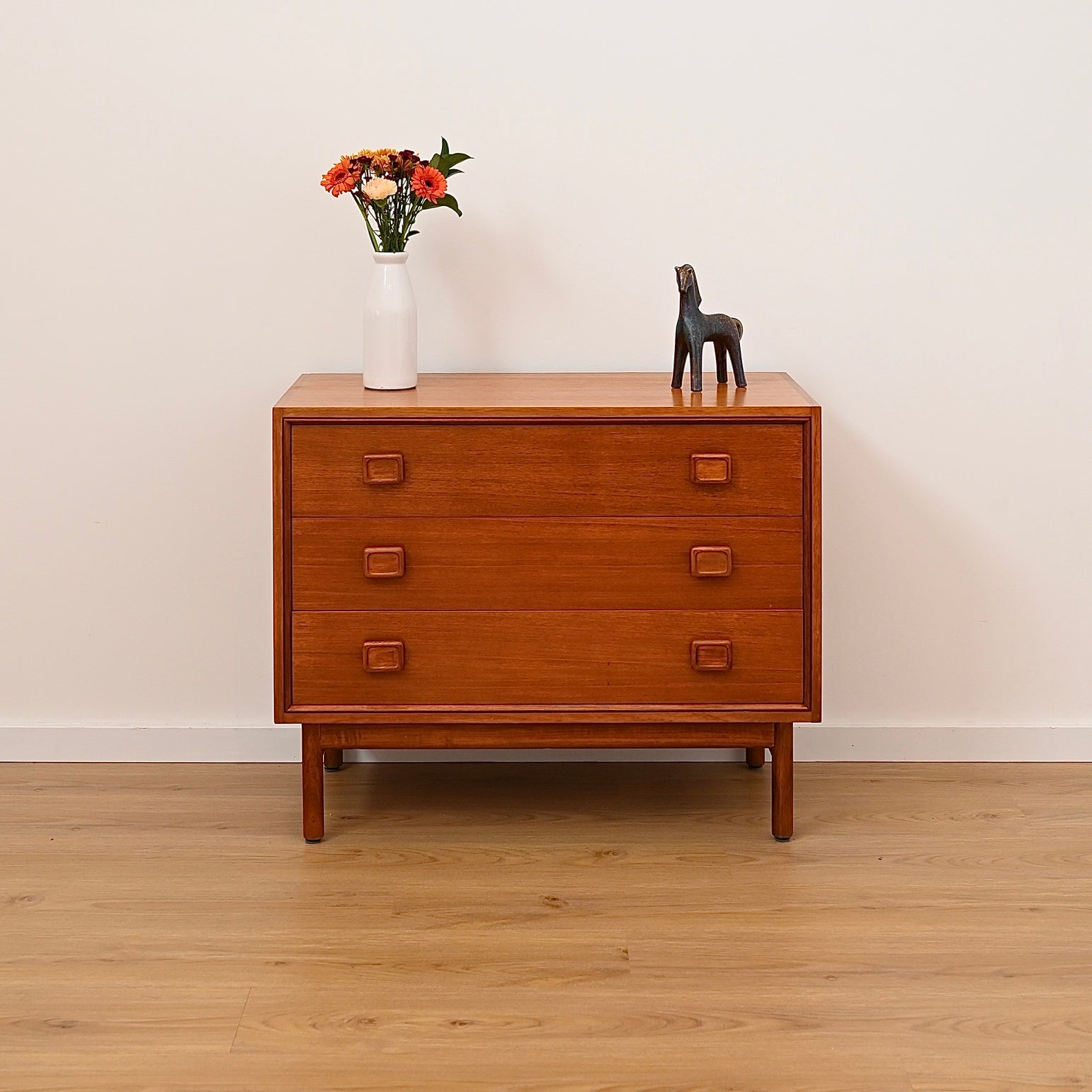 Parker Mid Century Teak Dresser Sideboard Drawers