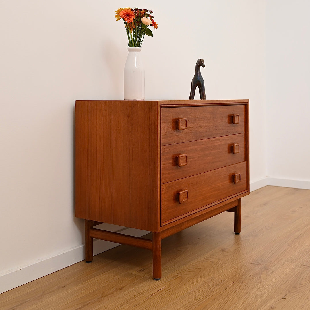 Parker Mid Century Teak Dresser Sideboard Drawers