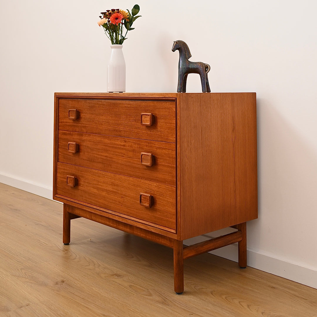 Parker Mid Century Teak Dresser Sideboard Drawers
