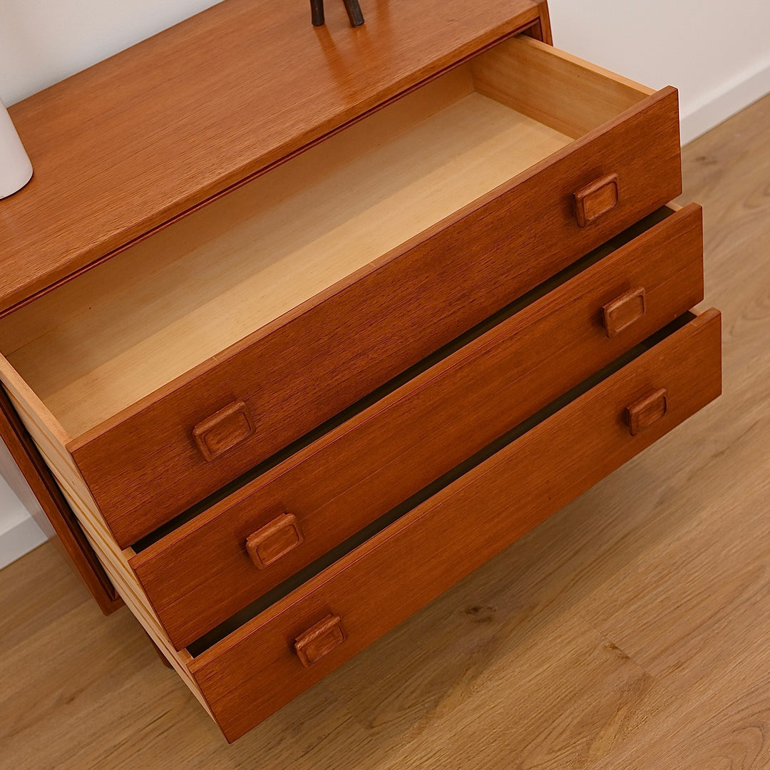 Parker Mid Century Teak Dresser Sideboard Drawers