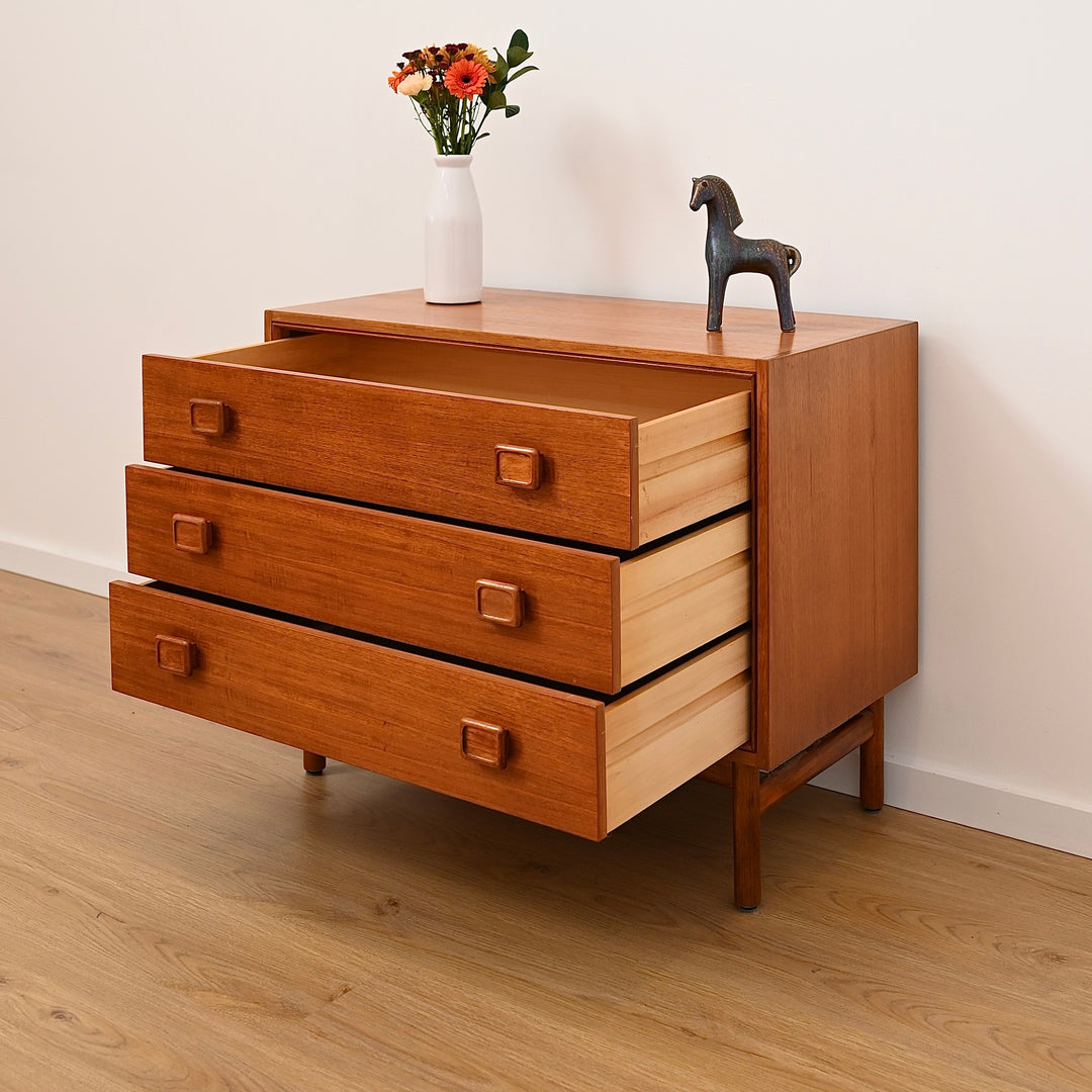 Parker Mid Century Teak Dresser Sideboard Drawers