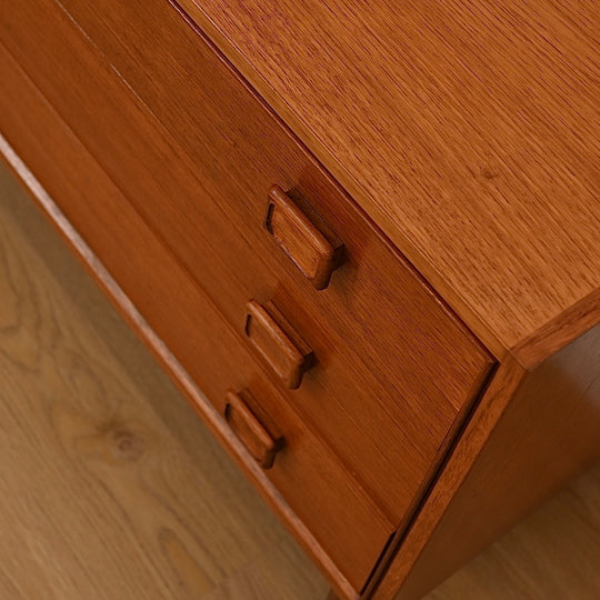 Parker Mid Century Teak Dresser Sideboard Drawers